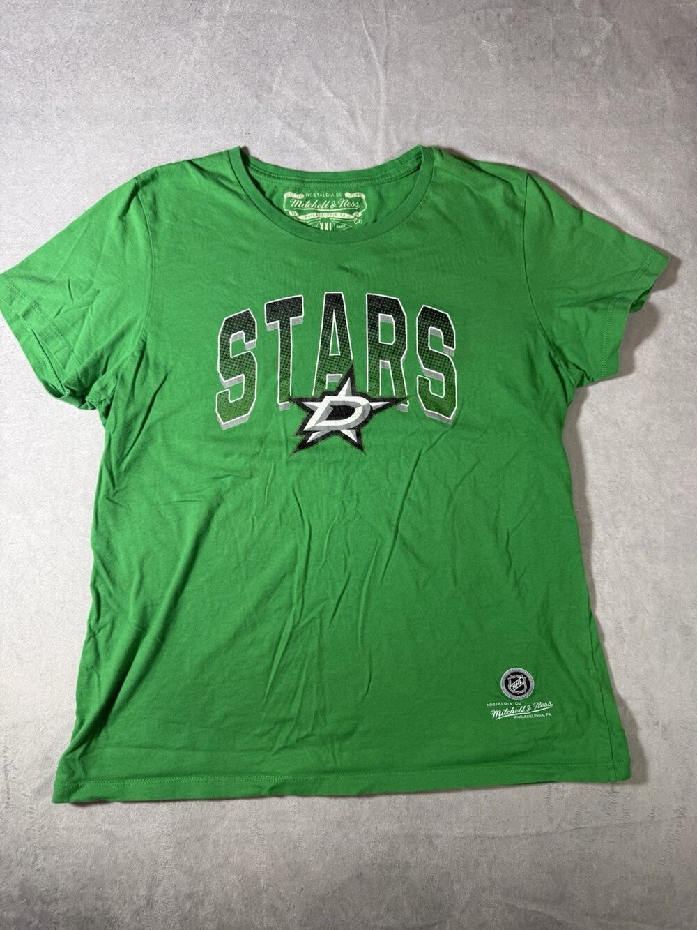 Dallas Stars Mitchell & Ness NHL Womens | Size XXL | Shirt Team Star Logo Green